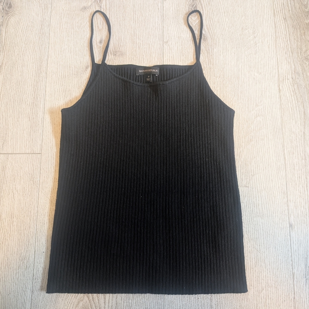 Banana Republic Black Ribbed Tank